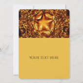 Gelukkige Diwali Bruin Goud Koper Elegante Ster (Achterkant)