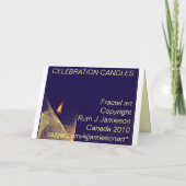 Gelukkige Diwali groetkaart Kaart (Achterkant)