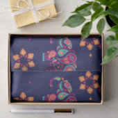 GELUKKIGE DIWALI INDIA INDISCHE OLIFANT MANDALA TISSUEPAPIER (Geschenk)