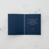 Gelukkige Diwali Peacock & Bloemen Feestdagen Kaart (Binnen)