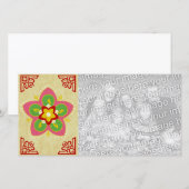 gelukkige diwali rangoli fotokaart (Voorkant / Achterkant)