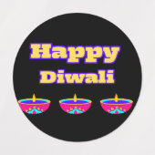 Gelukkige Diwali Stickers ( deze Diwali) (Design 1)