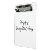 Gelukkige dochters dag si.ple minimaal voeg naam t mini klembord (Angled2)