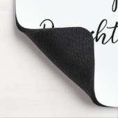 Gelukkige dochters dag si.ple minimaal voeg naam t muismat (Hoek)