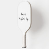 Gelukkige dochters dag si.ple minimaal voeg naam t pickleball paddle (Links)