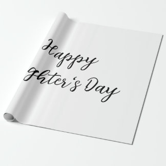 Gelukkige dochtersdag si.ple minimale naamtekst to cadeaupapier