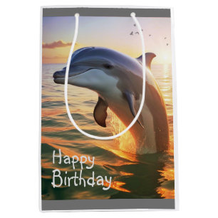 Gelukkige Dolfijn Gift Bag Medium Cadeauzakje