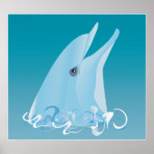 Gelukkige Dolfijn Poster (Voorkant)