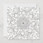 Gelukkige Doodles: Verjaardags Kleurplaat Plat Kaa (Voorkant)