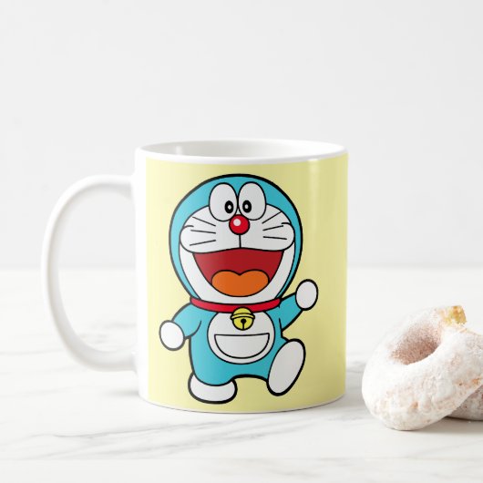Gelukkige Doraemon Koffiemok (Met donut)