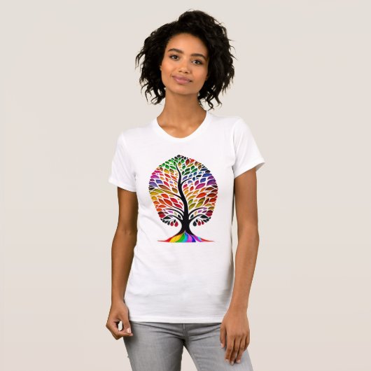 gelukkige drie vrienden dna vrouwen overdag t-shirt (Voorkant volledig)
