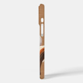 GELUKKIGE DRIEKLEURIGE LANGHARIGE PUPPY HOND Case-Mate iPhone CASE (Achterkant / Links)