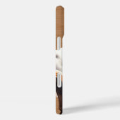 GELUKKIGE DRIEKLEURIGE LANGHARIGE PUPPY HOND Case-Mate iPhone CASE (Achterkant / Rechts)