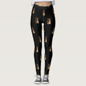 Gelukkige Duitse Herder Leggings (Voorkant)