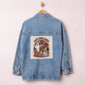 Gelukkige Duitse Herders Halloween Denim Jacket (Hangar)