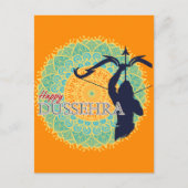 Gelukkige Dussehra Lord Ram met Bow & Arrow Chakra Briefkaart (Voorkant)