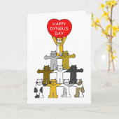 Gelukkige Dyngus Dag, April, de Katten van de Kaart (Gele Bloem)