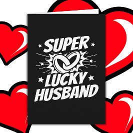 Gelukkige echtgenoot getrouwd paar bruiloft Jubile Kaart