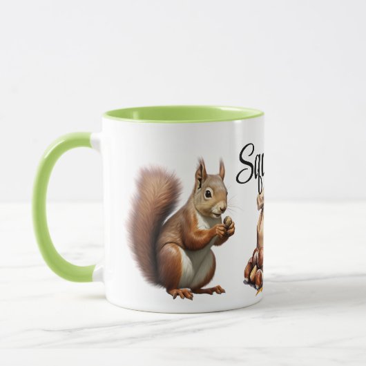 Gelukkige eekhoorns mok (Links)