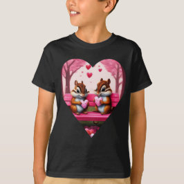 Gelukkige eekhoorns snoepharten t-shirt