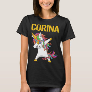 Gelukkige Eenhoorn - Corina Naam T-shirt