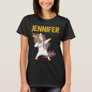 Gelukkige Eenhoorn - Jennifer Naam T-shirt