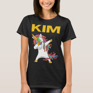 Gelukkige Eenhoorn - Kim Naam T-shirt