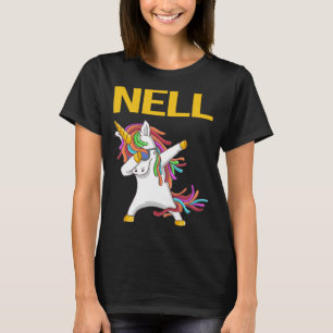 Gelukkige Eenhoorn - Nell naam T-shirt
