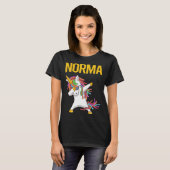 Gelukkige Eenhoorn - Norma Naam T-shirt (Voorkant volledig)