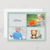 Gelukkige Eerste Bij-dag! Briefkaart (Voorkant / Achterkant)