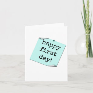 Gelukkige eerste dag, nieuwe werknemer, studenten, kaart