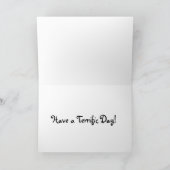 Gelukkige eerste dag schoolbus kaart (Binnen)