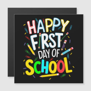 Gelukkige eerste dag terug naar school