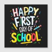 Gelukkige eerste dag terug naar school (Voorkant)