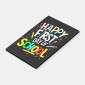 Gelukkige eerste dag terug naar school post-it® notes (Schuin)