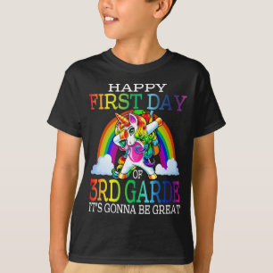 Gelukkige eerste dag van de 3e klas t-shirt