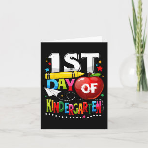 Gelukkige Eerste dag van de Kleuterschool Leraar L Kaart