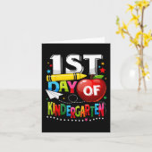 Gelukkige Eerste dag van de Kleuterschool Leraar L Kaart (Gele Bloem)