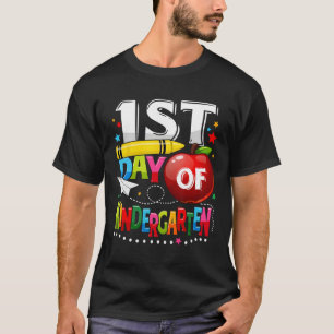 Gelukkige Eerste dag van de Kleuterschool Leraar L T-shirt