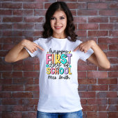 Gelukkige eerste dag van school gepersonaliseerde  t-shirt