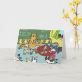 Gelukkige Eerste Dag van School! Kaart (Gele Bloem)