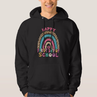 Gelukkige Eerste Dag Van School Leraar Student Afs Hoodie