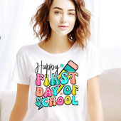 Gelukkige eerste dag van school leraar Tshirt