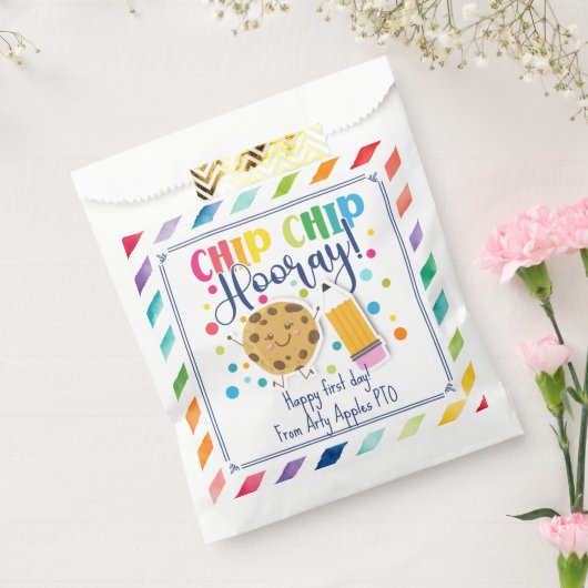 Gelukkige eerste dag van schoolkoekje bedankzakje (Gezegeld)