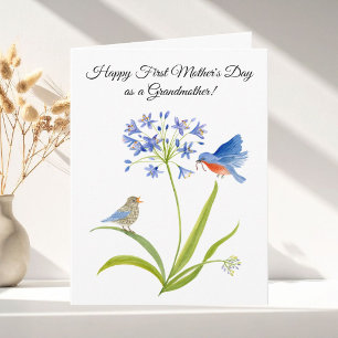 Gelukkige eerste Moederdag als oma Lily Kaart