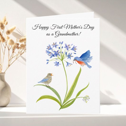 Gelukkige eerste Moederdag als oma Lily Kaart