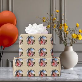 Gelukkige eerste Moederdag Custom Foto & Tekst Cadeaupapier