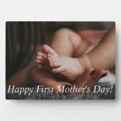 gelukkige eerste moederdag, vakantiefoto aangepast fotoplaat (voorkant)