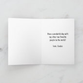 Gelukkige eerste Moederdag voor schoondochter Boho Feestdagen Kaart (Binnen)