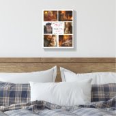 Gelukkige eerste opa-dag fotocollage canvas afdruk (Insitu (Slaapkamer))